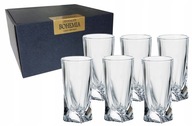 BOHEMIA QUADRO GLASSES 50ml VODKA LIKÉR 6KS BOHEMIA QUADRO GLASSES 50ml VODKA LIKÉR 6KS