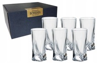 BOHEMIA QUADRO GLASSES 50ml VODKA LIKÉR 6KS