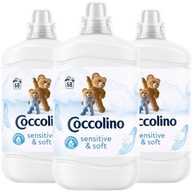 Coccolino Sensitive aviváž Fresh & Soft 3x1,7L 204 praní Coccolino Sensitive aviváž Fresh & Soft 3x1,7L 204 praní
