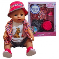 OBLEČENIE PRE BÁBIKU, BUNDA, ČIAPKA, 43-46 CM OBLEČENIE PRE BÁBIKU, BUNDA, ČIAPKA, 43-46 CM