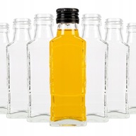 100ks 100 ml Moskovské sklenené fľaše na vodku a džúsy
