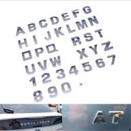 Áno FULL METAL Auto 3D Letter Stickers Sam Áno FULL METAL Auto 3D Letter Stickers Sam