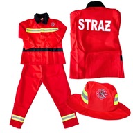 OUTFIT KROJ NA JEDNORÁZOVÝ PLES KARNEVAL HASIČ ZNAČKA 7-9 ROKOV OUTFIT KROJ NA JEDNORÁZOVÝ PLES KARNEVAL HASIČ ZNAČKA 7-9 ROKOV