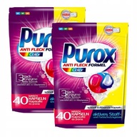 Purox 2x kapsule na pranie Color 80 ks