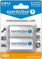 C / R14 everActive Ni-MH Ni-MH 5000 mAh Profesionálne líniové batérie (bal C / R14 everActive Ni-MH Ni-MH 5000 mAh Profesionálne líniové batérie (bal