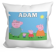 PEPPA PIG VANKÚŠ DARČEK DARČEK + MENO PEPPA PIG VANKÚŠ DARČEK DARČEK + MENO