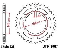 JT JTR1067.52 ZADNÉ OZUBENÉ KOLO JT JTR1067.52 ZADNÉ OZUBENÉ KOLO