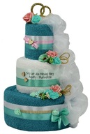 CAKE GIFT uteráky k narodeninám k výročiu svadby CAKE GIFT uteráky k narodeninám k výročiu svadby