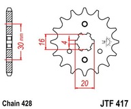 JT JTF417.13 PREDNÉ OZUBENÉ KOLO JT JTF417.13 PREDNÉ OZUBENÉ KOLO