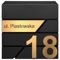 ČIERNA LISTINOVÁ SCHRÁNKA + ZLATÝ ŠTÍTOK + ČÍSLO ČIERNA LISTINOVÁ SCHRÁNKA + ZLATÝ ŠTÍTOK + ČÍSLO