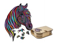 Drevené puzzle pre dospelých Darčekový kôň XL Drevené puzzle pre dospelých Darčekový kôň XL
