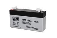 MWS 1,3-6 6V 1,3 Ah gélová batéria do pokladničných hračiek