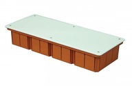 Krabička pod omietku s bielym krytom 388x152x70mm Krabička pod omietku s bielym krytom 388x152x70mm