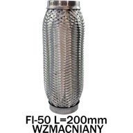 FLEXIBILNÝ KONEKTOR VÝFUKU FI-50 L=200mm VYSTUŽENÝ FLEXIBILNÝ KONEKTOR VÝFUKU FI-50 L=200mm VYSTUŽENÝ