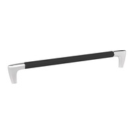 Nábytkové madlo zábradlia C-6229 chróm/čierna 320mm Nábytkové madlo zábradlia C-6229 chróm/čierna 320mm