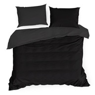 Eurozáclony Obliečky 200x220 Satin Bavlna Jednofarebná NOVA čierna Eurozáclony Obliečky 200x220 Satin Bavlna Jednofarebná NOVA čierna