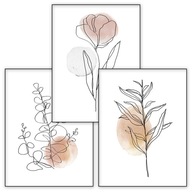 Sada 3 ks plagátov 50x70 BOHO Akvarely VEĽKÝ VÝBER Sada 3 ks plagátov 50x70 BOHO Akvarely VEĽKÝ VÝBER