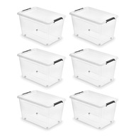 TOY BOX KONTAJNER S KOLESMI JEDNODUCHÝ 60,0L MOXOM 1732 SADA 6 ks! TOY BOX KONTAJNER S KOLESMI JEDNODUCHÝ 60,0L MOXOM 1732 SADA 6 ks!