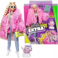 BARBIE Extra Moda Ružová nadýchaná bunda GRN28 BARBIE Extra Moda Ružová nadýchaná bunda GRN28