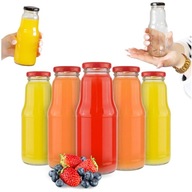100x Sklenená fľaša na šťavu OVOCNÁ šťava 300ml + Fľaša na šťavu VIEČKA 100x Sklenená fľaša na šťavu OVOCNÁ šťava 300ml + Fľaša na šťavu VIEČKA