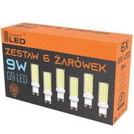 G9 LED žiarovka 9W 900lm teplá biela NEBLIKÁ