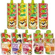 KUBUŚ Ovocná pena pre deti Mix príchutí MEGA SADA peny 22x100g KUBUŚ Ovocná pena pre deti Mix príchutí MEGA SADA peny 22x100g