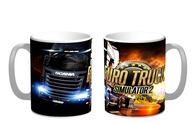 Darček hrnček Euro Truck Simulator + KARTON NA MENO Darček hrnček Euro Truck Simulator + KARTON NA MENO