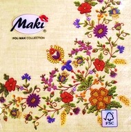 Veľkonočné obrúsky Firma Maki 33x33/20 ks v 255