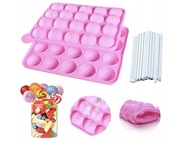 SILIKÓNOVÁ FORMAČKA CAKE POPS lízanky + tyčinky SILIKÓNOVÁ FORMAČKA CAKE POPS lízanky + tyčinky