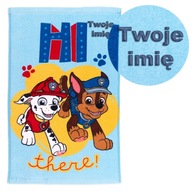 Osuška s vyšívaným menom do škôlky 30x50 Paw Patrol psíkov Chase Rubble Osuška s vyšívaným menom do škôlky 30x50 Paw Patrol psíkov Chase Rubble