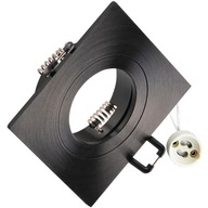 HALOGÉNOVÉ ZAPUSTNÉ STROPNÉ SVIETIDLO PRE LED SPOT ČIERNA HALOGÉNOVÉ ZAPUSTNÉ STROPNÉ SVIETIDLO PRE LED SPOT ČIERNA