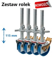 Valčeky na lešenie KRAUSE 4ks 150mm 914323 Valčeky na lešenie KRAUSE 4ks 150mm 914323