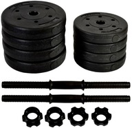 Sada činiek 2x8kg nastaviteľné činky 16kg BITU Sada činiek 2x8kg nastaviteľné činky 16kg BITU