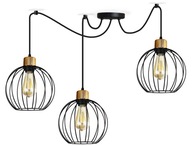 MODERNÁ STROPNÁ LAMPA SPIDER, ČIERNA LED MODERNÁ STROPNÁ LAMPA SPIDER, ČIERNA LED