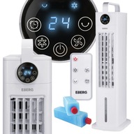 Vodná klimatizácia, ventilátor EBERG, LED klimatizácia 4 v 1