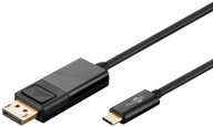 Kábel typu C – DisplayPort DP 1,2 m Goobay 51767 4K 60Hz 3D Kábel typu C – DisplayPort DP 1,2 m Goobay 51767 4K 60Hz 3D