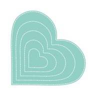 SADA REZOV - SRDCE 12 CM X 12 CM, 5 KS SADA REZOV - SRDCE 12 CM X 12 CM, 5 KS