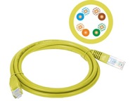 Prepojovací kábel U/UTP kat.5e 0,5m žltý ALANTEC x10 Prepojovací kábel U/UTP kat.5e 0,5m žltý ALANTEC x10