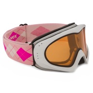 Lyžiarske okuliare UVEX Cevron white pink/lasergold lite clear OS