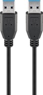 Kábel USB 3.0 Superspeed, čierny, 3 m Kábel USB 3.0 Superspeed, čierny, 3 m