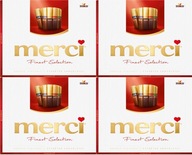 MERCI Finest bonboniéra, kolekcia čokolády x4