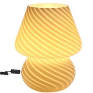 NOČNÁ LAMPA SKLENENÁ HUBOVÁ LAMPA 3 FAREBNÉ TEPLOTY NOČNÁ LAMPA SKLENENÁ HUBOVÁ LAMPA 3 FAREBNÉ TEPLOTY