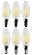 6x E14 6W EDISON FILAMENTOVÁ LED ŽIAROVKA, DEKORAT 6x E14 6W EDISON FILAMENTOVÁ LED ŽIAROVKA, DEKORAT