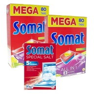 Somat tablety do umývačky riadu 160 ks + soľ