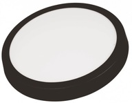 Okrúhle stropné svietidlo DOWNLIGHT, čierne, 24W, prisadené, 4K