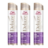 Lak na vlasy Wella Deluxe Pure Fullness 250 ml x3 Lak na vlasy Wella Deluxe Pure Fullness 250 ml x3