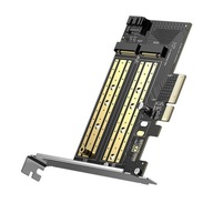 UGREEN ADAPTÉR ADAPTÉRU PCIE SSD 3.0 X4 TO M.2 M-KEY M.2 B-KEY SATA LED