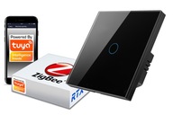 Obvod ZigBee Touch Switch TUYA 1. čierna #bez N Obvod ZigBee Touch Switch TUYA 1. čierna #bez N