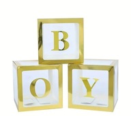 BOY detské sprchové balónové boxy, 3 ks. BOY detské sprchové balónové boxy, 3 ks.