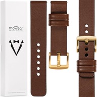 18mm prémiový remienok na hodinky, elegantný ručne vyrobený MOVEAR Tmavo hnedý 18mm prémiový remienok na hodinky, elegantný ručne vyrobený MOVEAR Tmavo hnedý